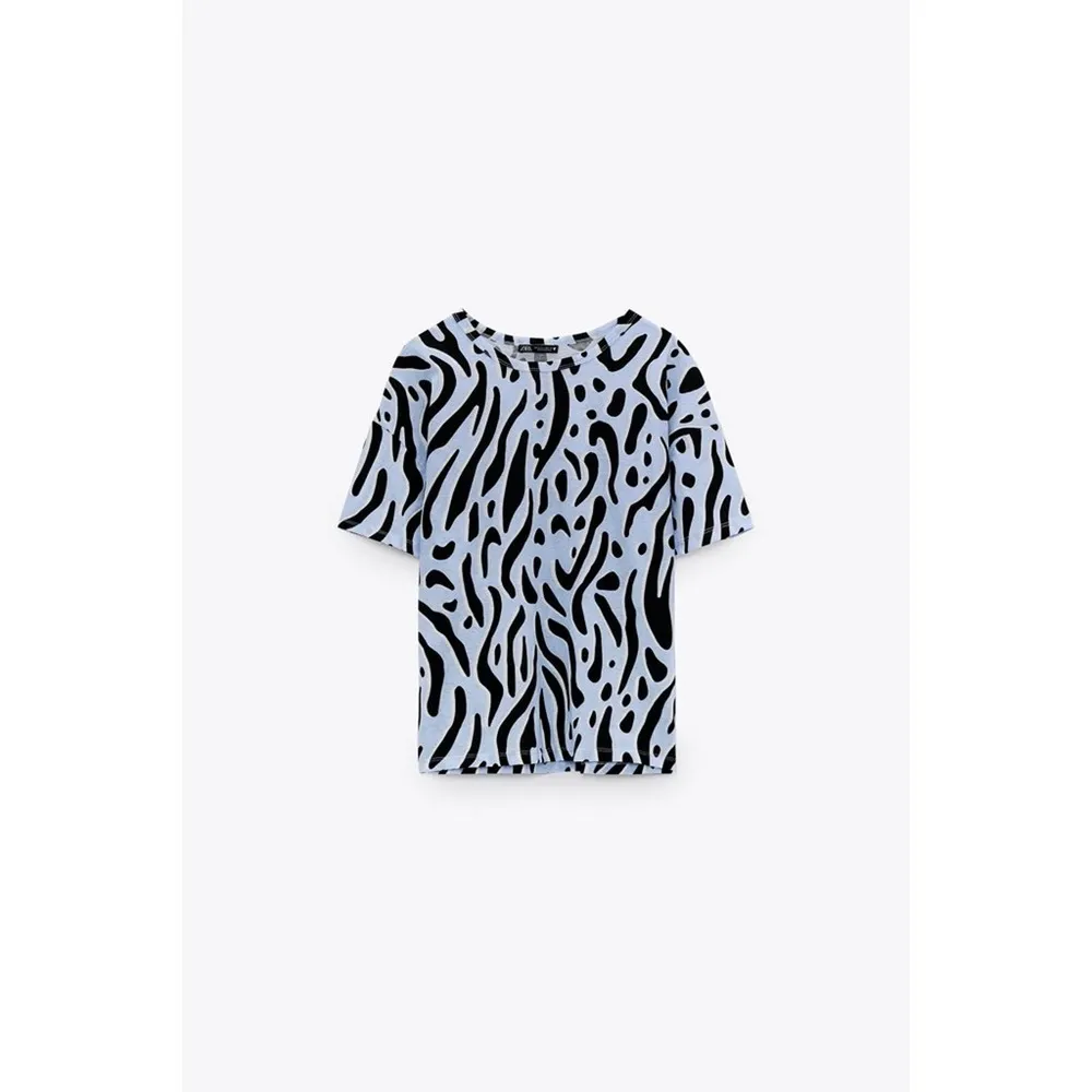 Zara Printed Boxy T-Shirt - Image 8