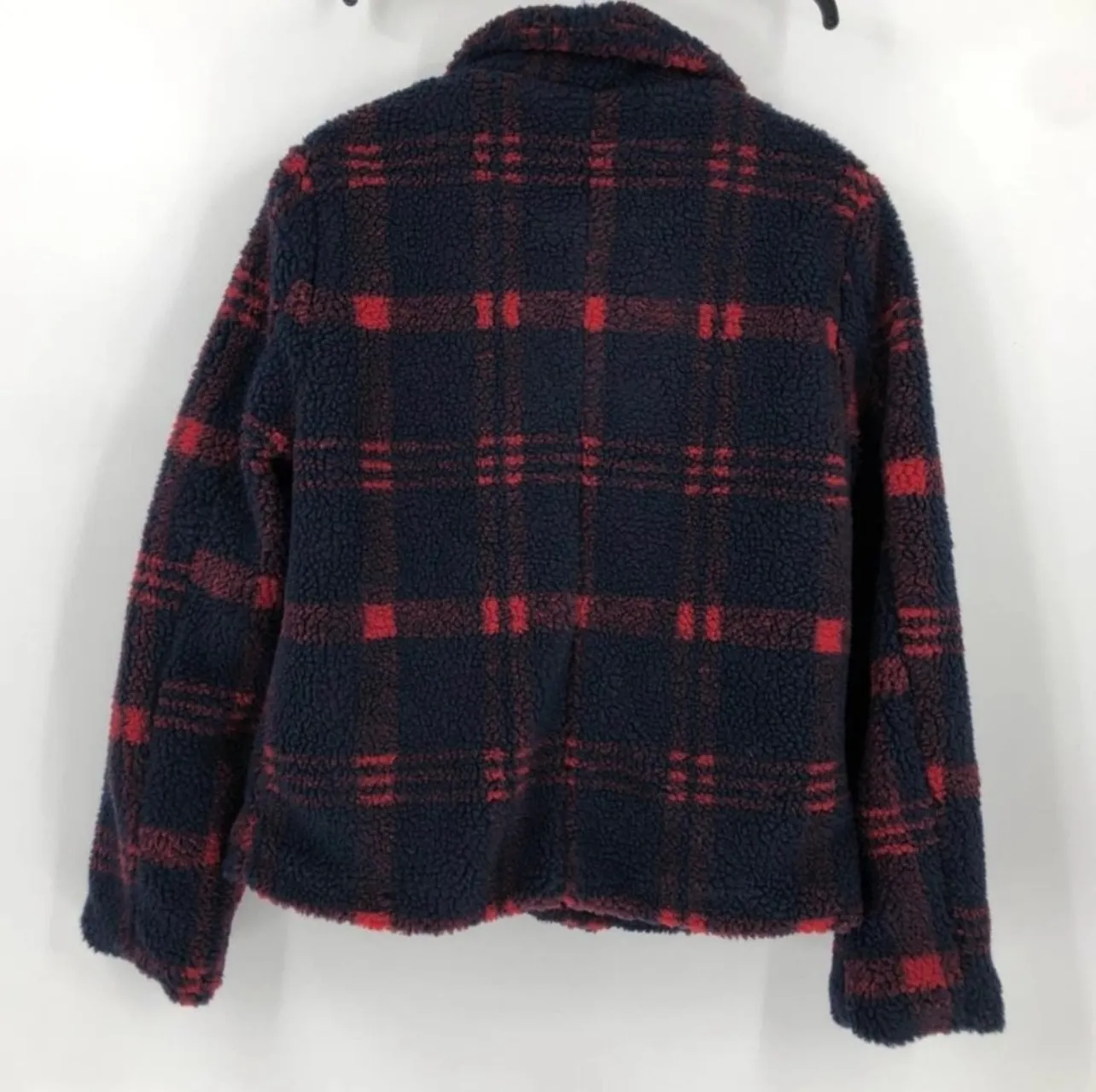 NWOT  Plaid Teddy Coat - Image 2