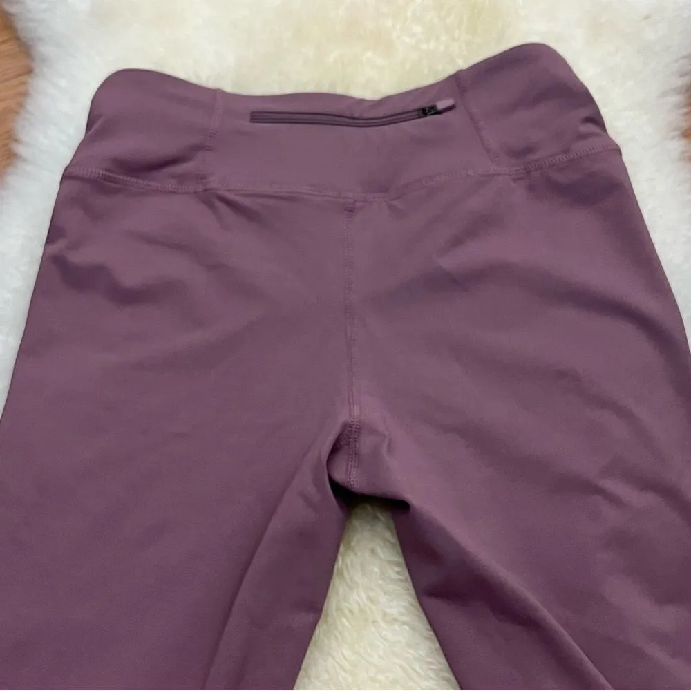 Mono B Purple Athletic Leggings Crisscross Detail High Waist S - Image 2