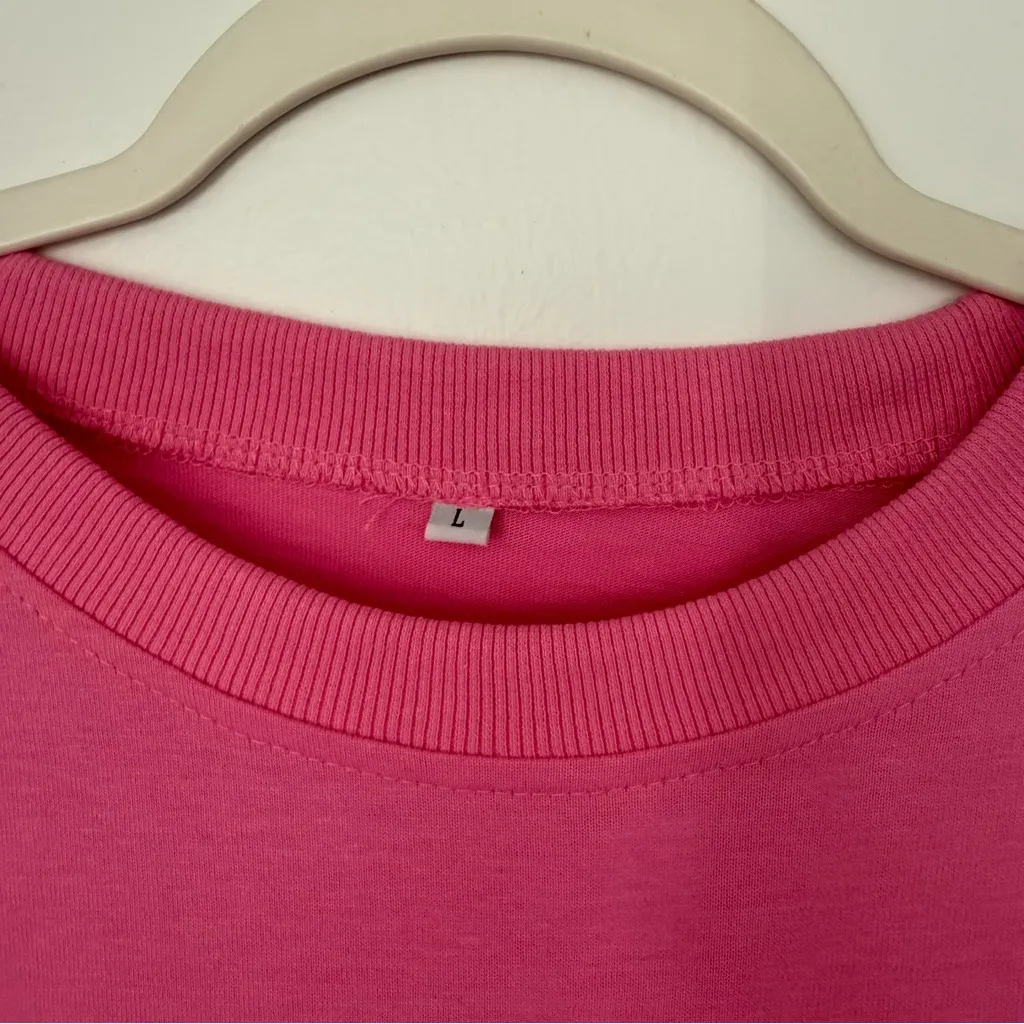 Pink long sleeve, L size, super soft Size L - Image 2
