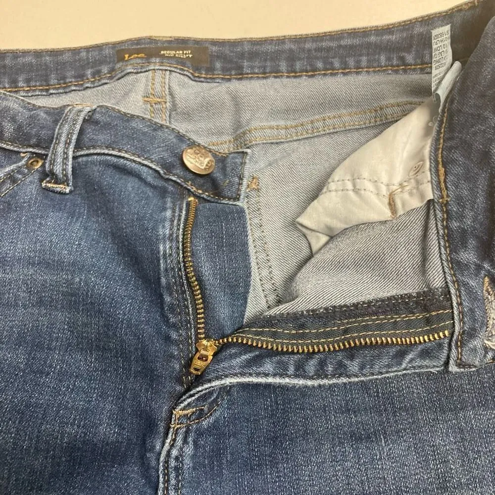 LEE Women’s Boot Cut Mid Rise Jeans Size 10‎ Long Blue Blue - Image 8