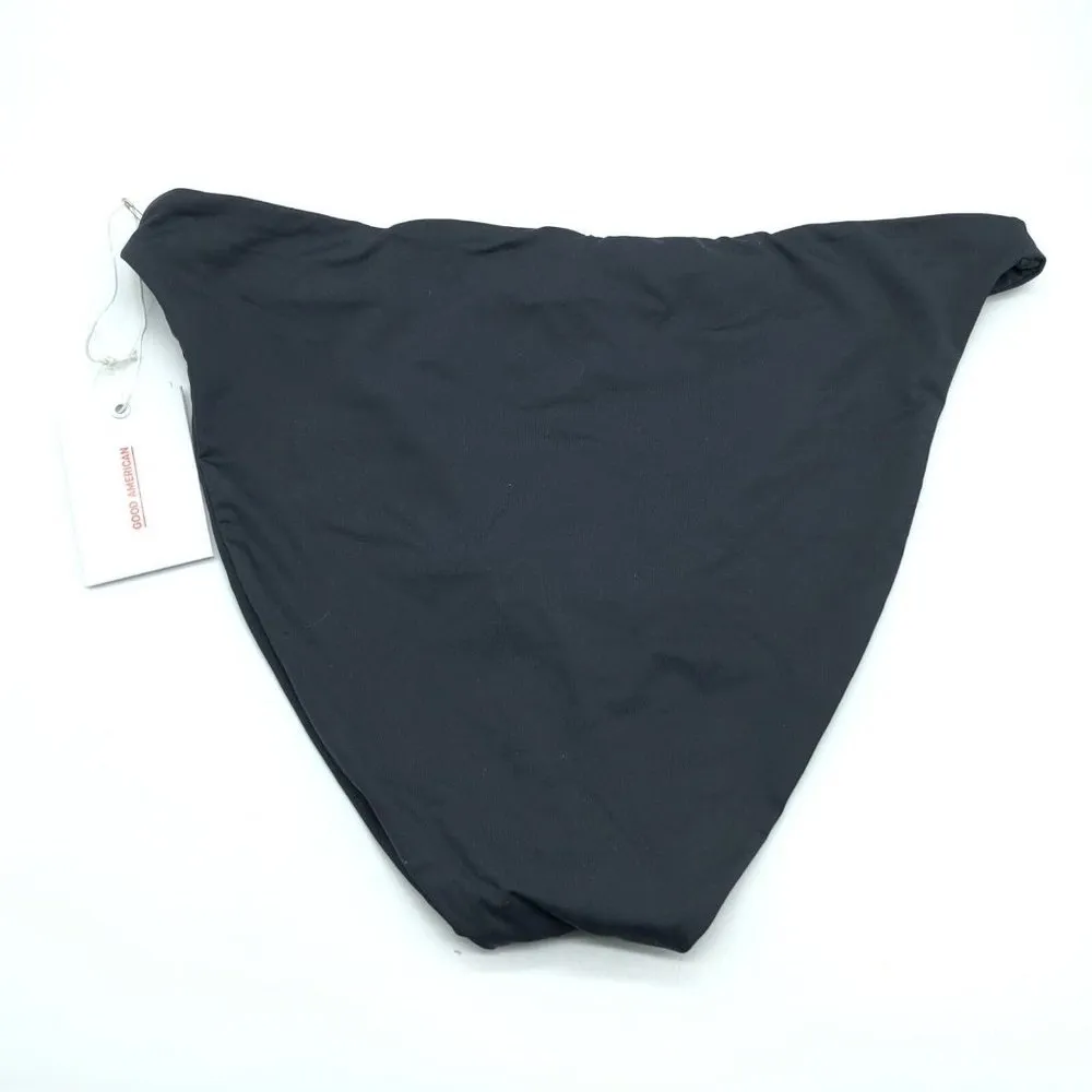 Good American Better Bikini Bottom Stretch Black Size 4 US XL - Image 5