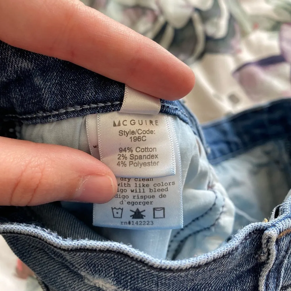 MCGUIRE DENIM Newton Split Hem Ankle Skinny Jeans Size 27P Revolve High Rise - Image 9