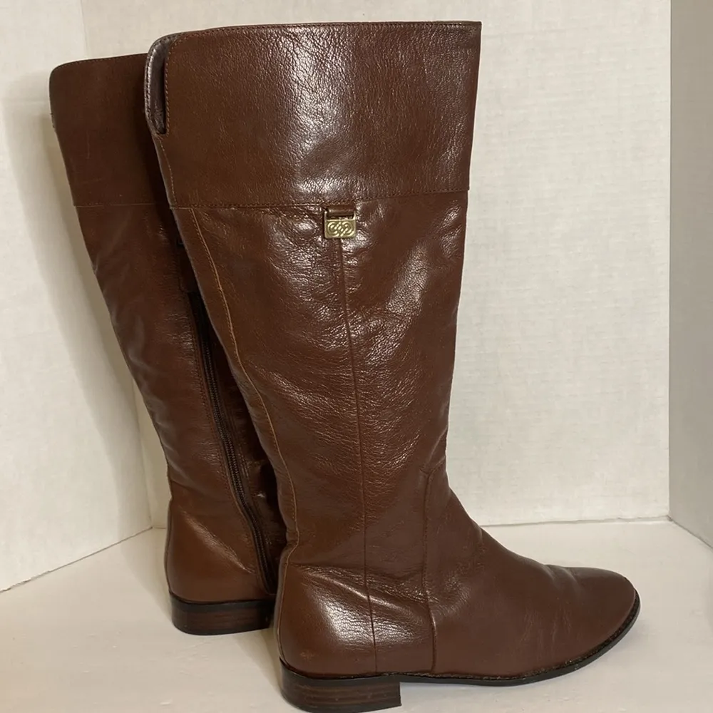 Cole Haan brown leather tall boots size 7B - Image 6