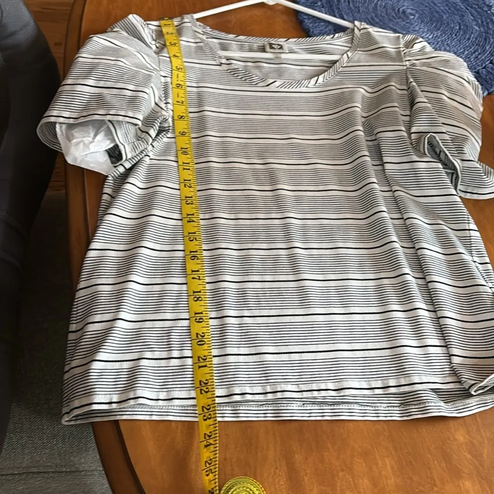 Anne Klein Cream and black Stripes - Image 4