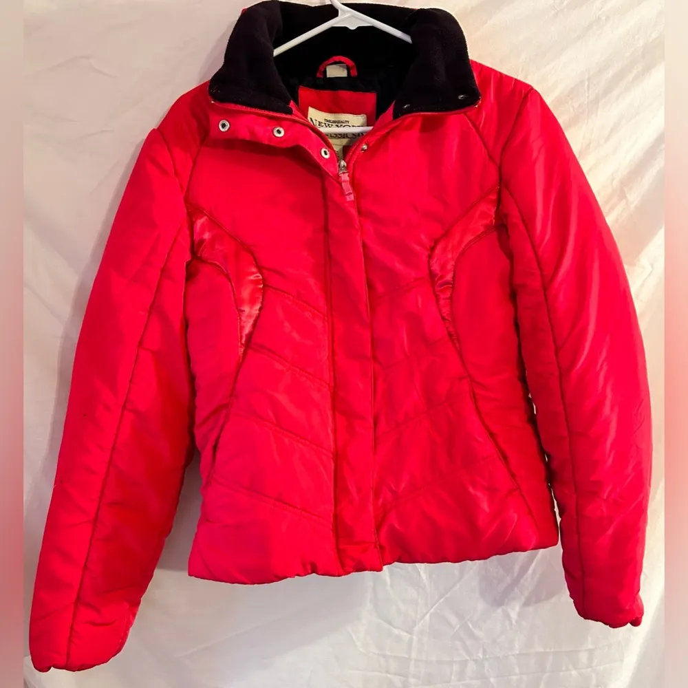 Timeless quality New York classics light coat size m in pink Size M - Image 4