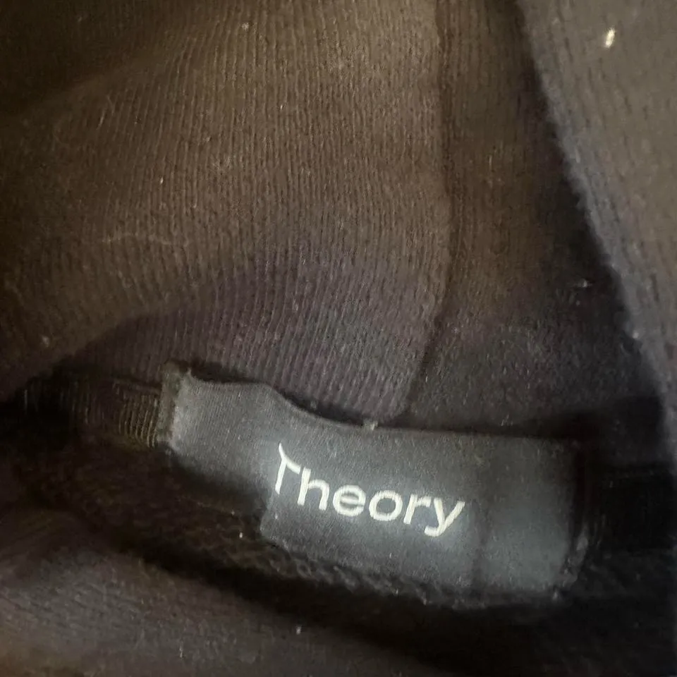 Theory, Hoodie in Tech Terry Cotton, Black, XL NWOT - Image 7
