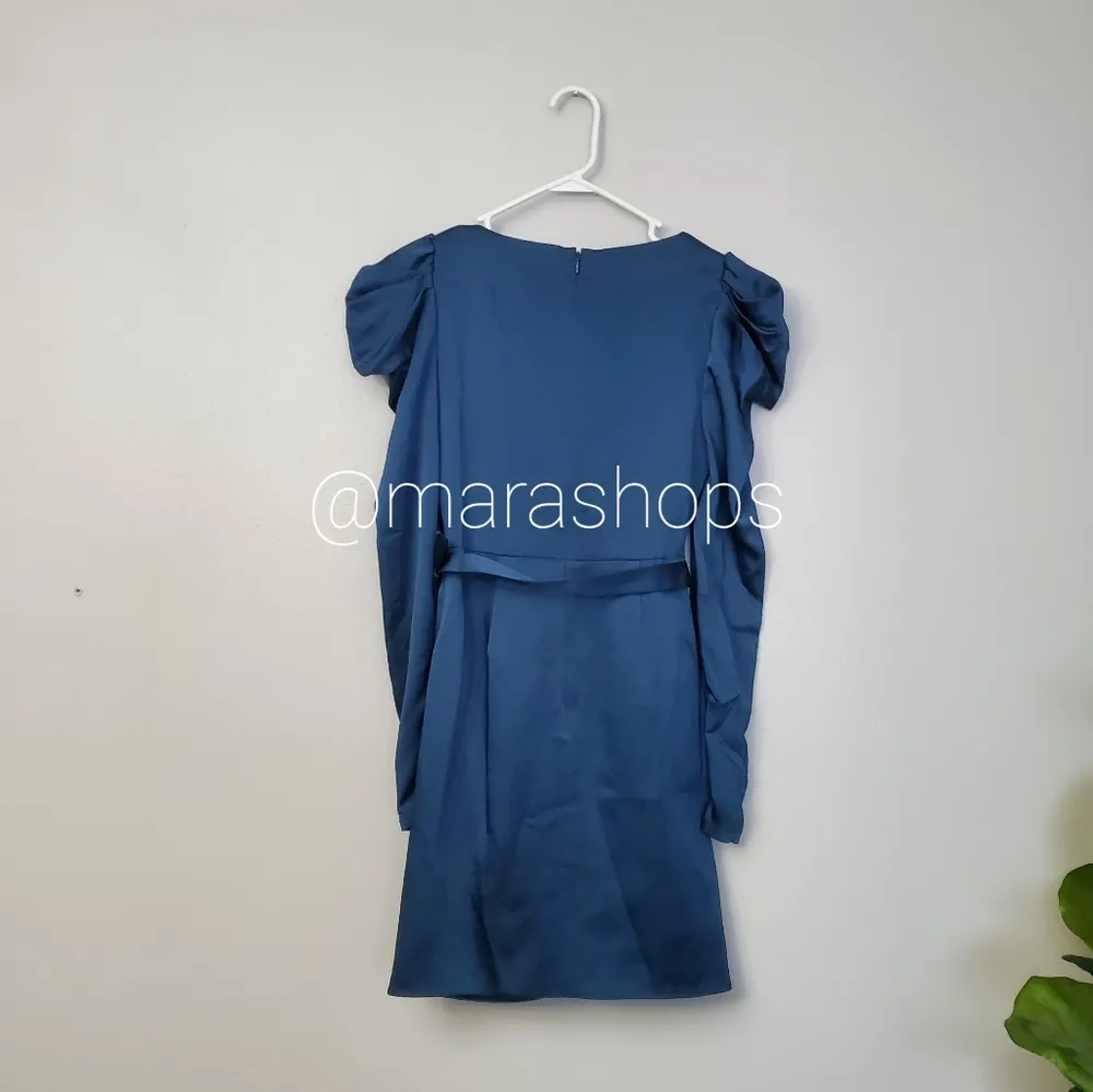 Jonathan Simkhai Jordyn Satin Crepe Mini Dress Size 0 - Image 8