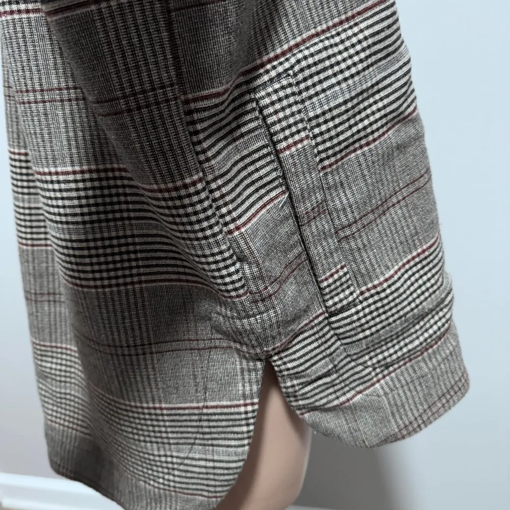 Madewell Bonded Flannel Shirt Jacket Shacket Cohancy Plaid Small Heritage - Image 10