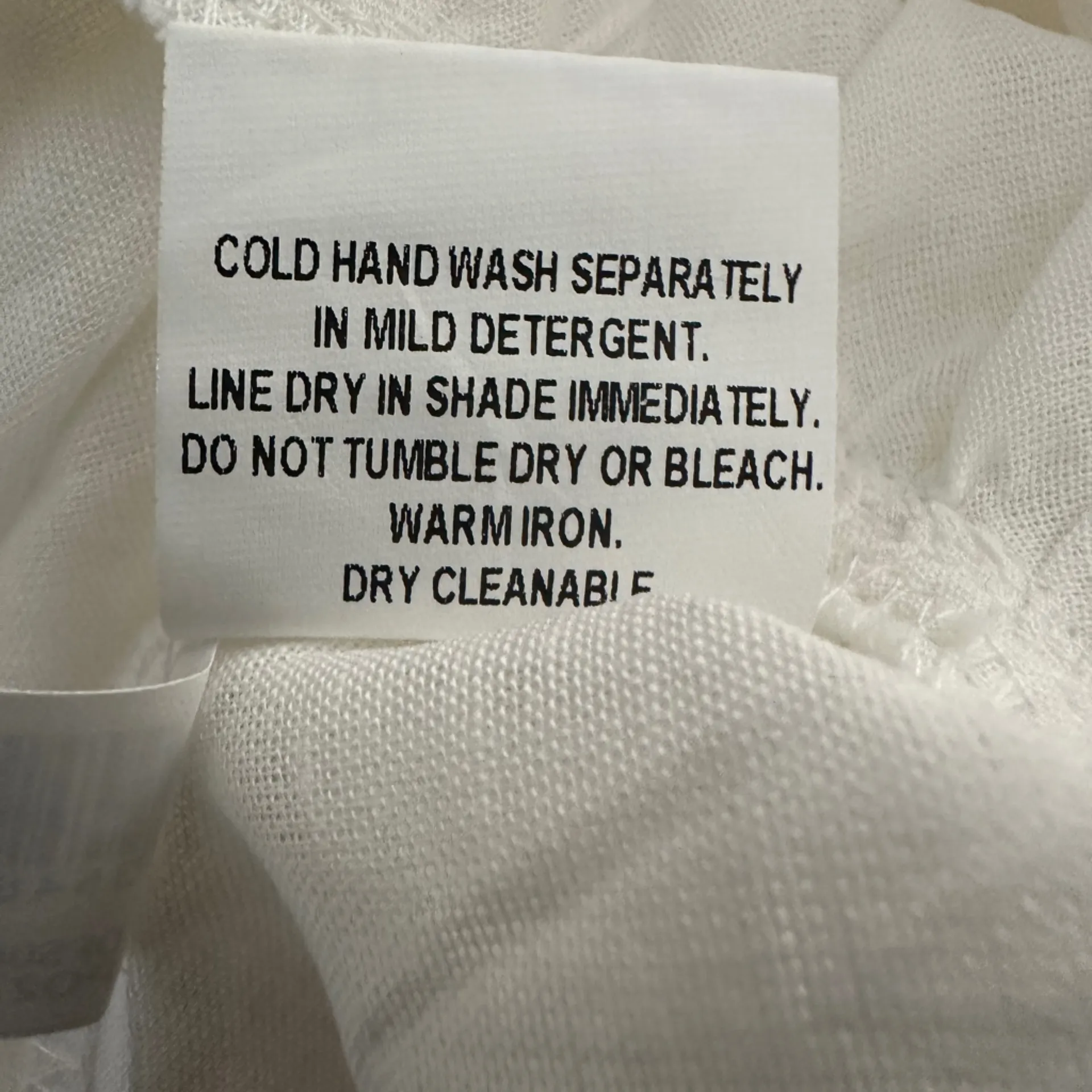 DISSH Quinn White Linen Ruffle Top size 12 - Image 9