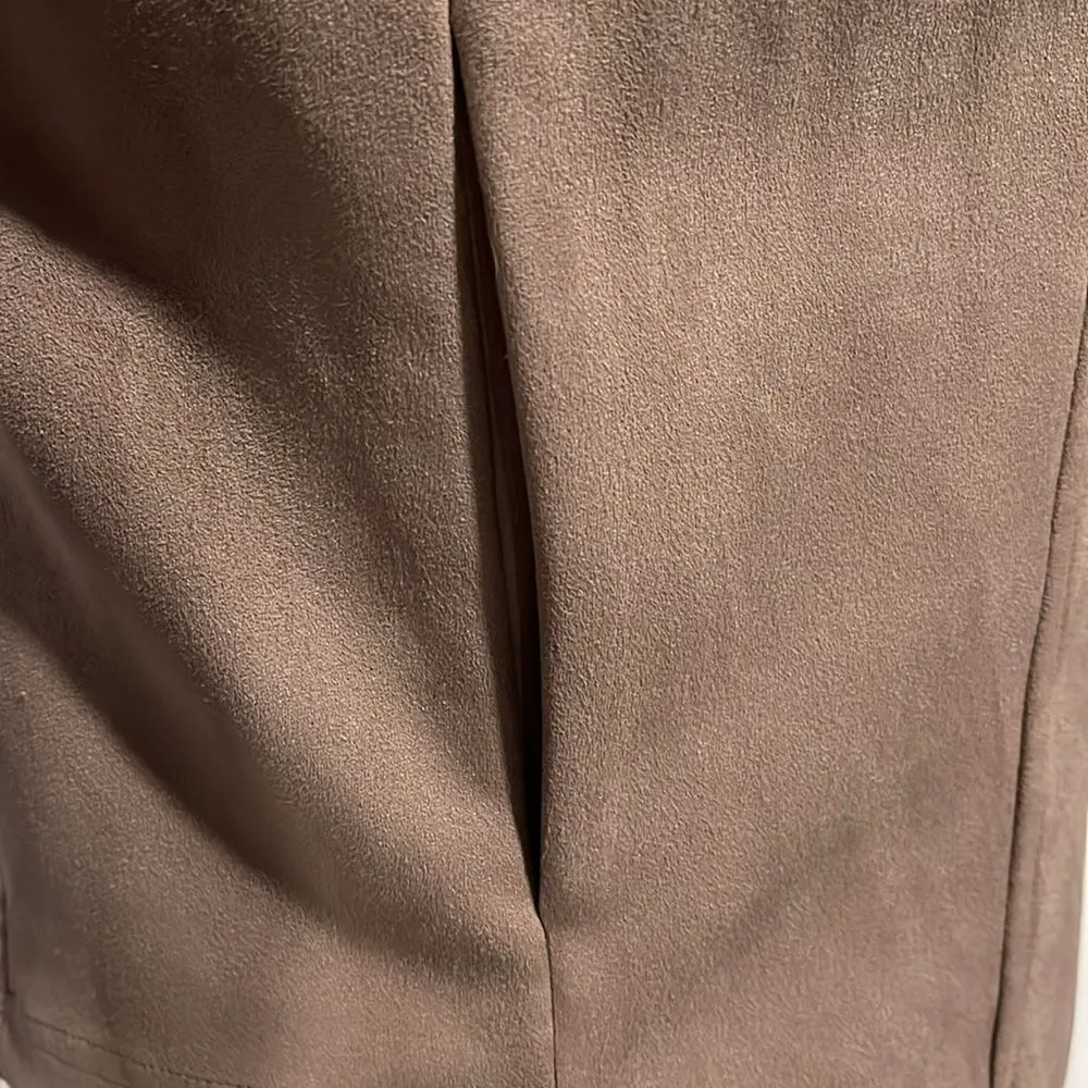 VIGOSS NWOT Elegant Taupe Women's moto Jacket XS - Image 6