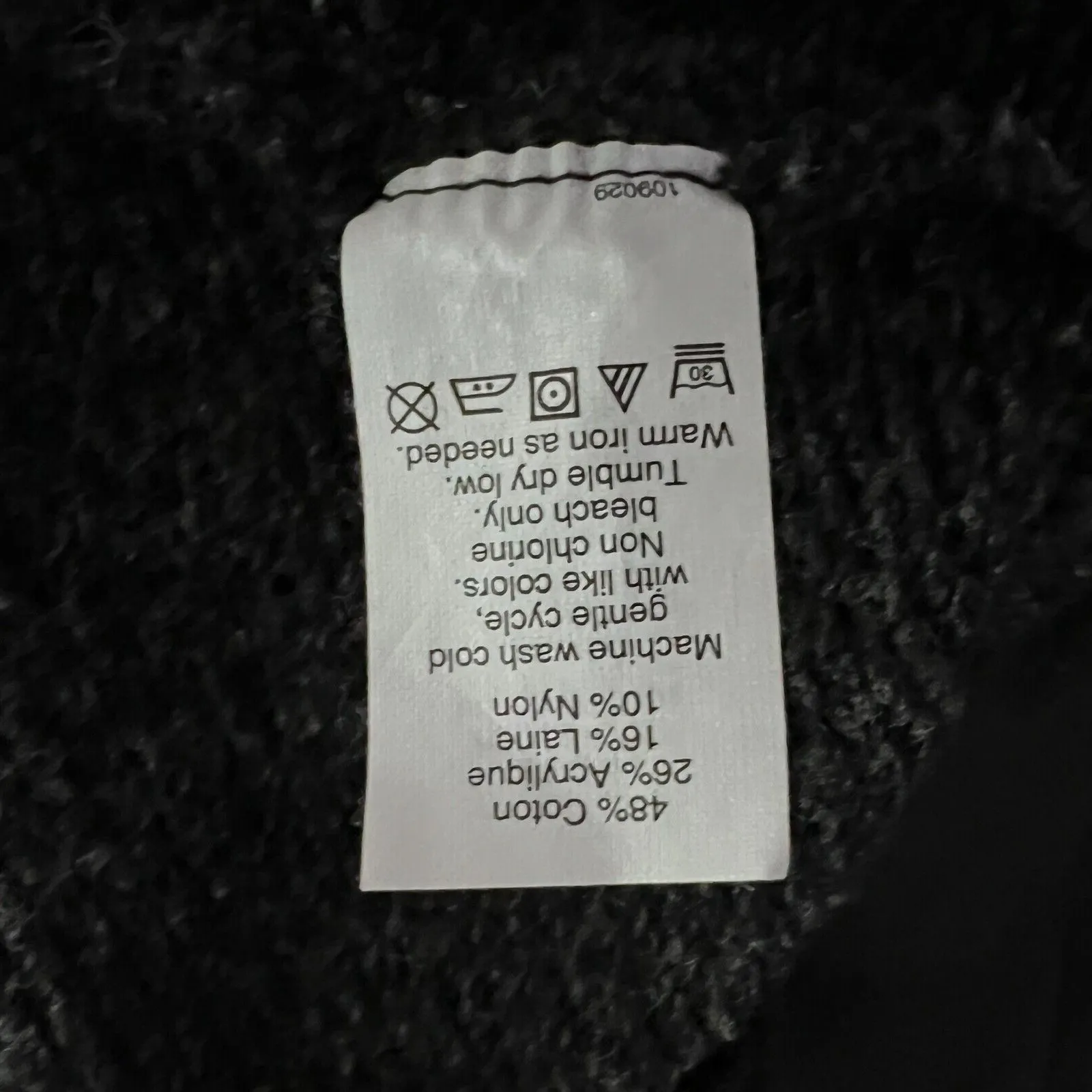 J Crew Sweatshirt‎ Womens Small Dark Gray Funnel Neck Updated Basic Minimalist - Image 8