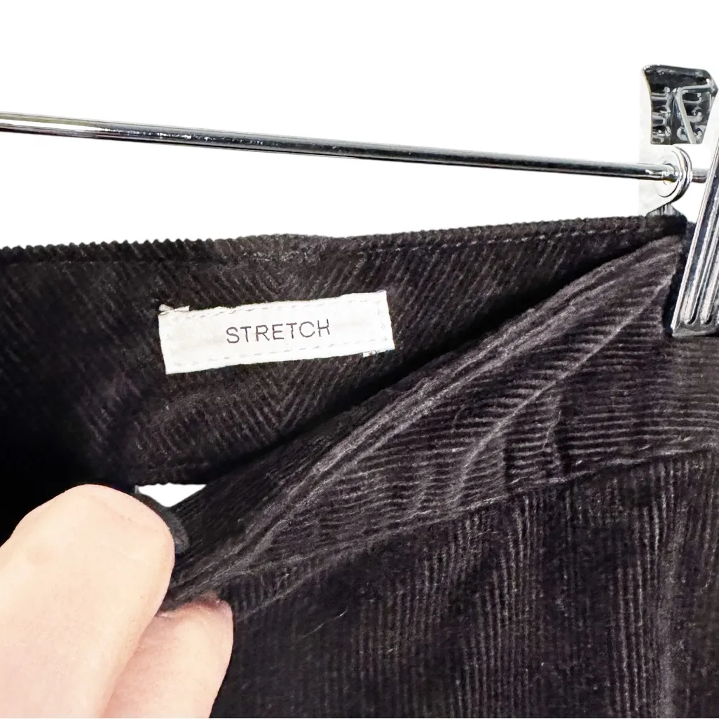 LIZ CLAIBORNE BLACK CORDUROY WIDE LEG PANTS SZ 20W - Image 5