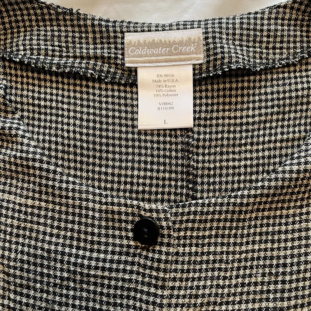 Vintage Coldwater creek Button-Up Vest & skirt set. Vest size L, skirt size S. - Image 9