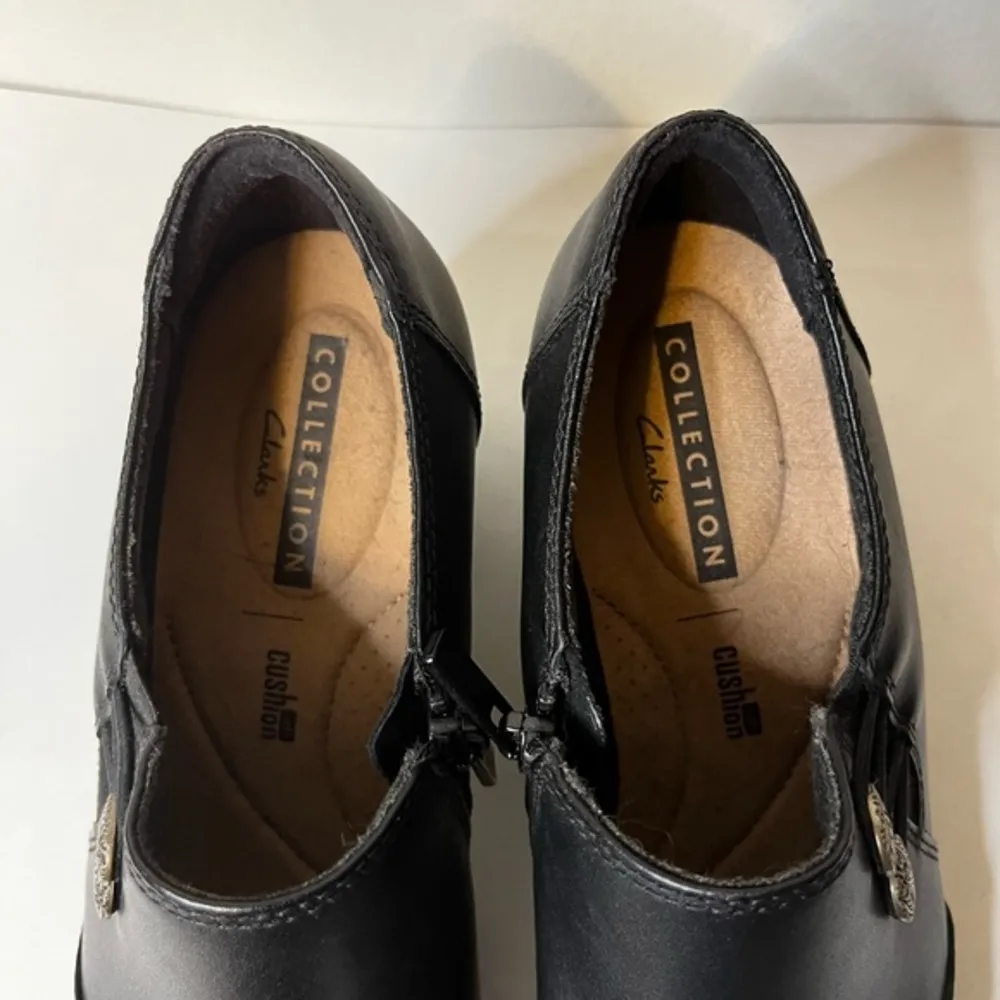 Clarks Collection Emslie Warren Leather Ankle Boots 7 - Image 6