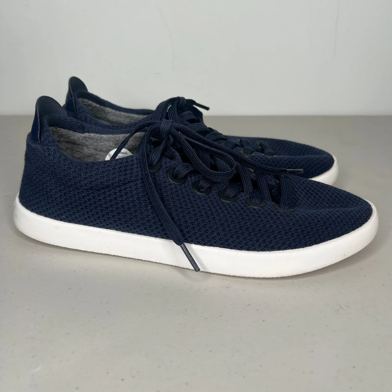 Allbirds Navy Blue Tree Pipers Lace up Sneakers Size 9 - Image 5