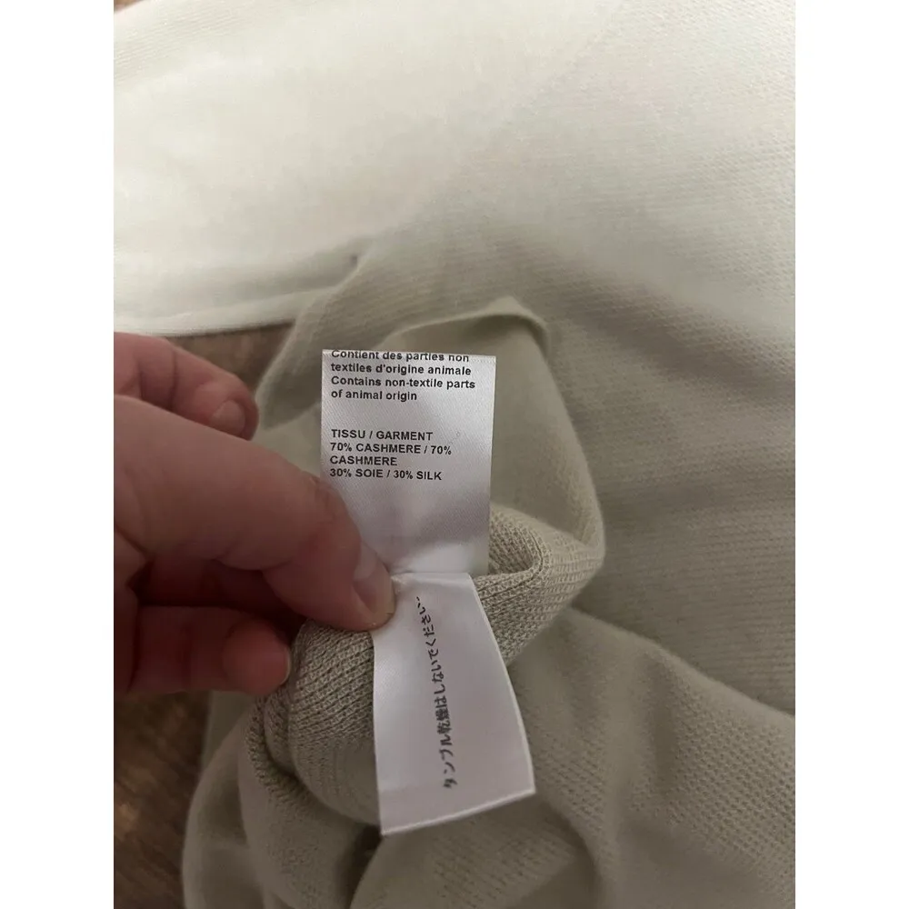 Chloé silk cashmere blend collared polo knit top - Image 5