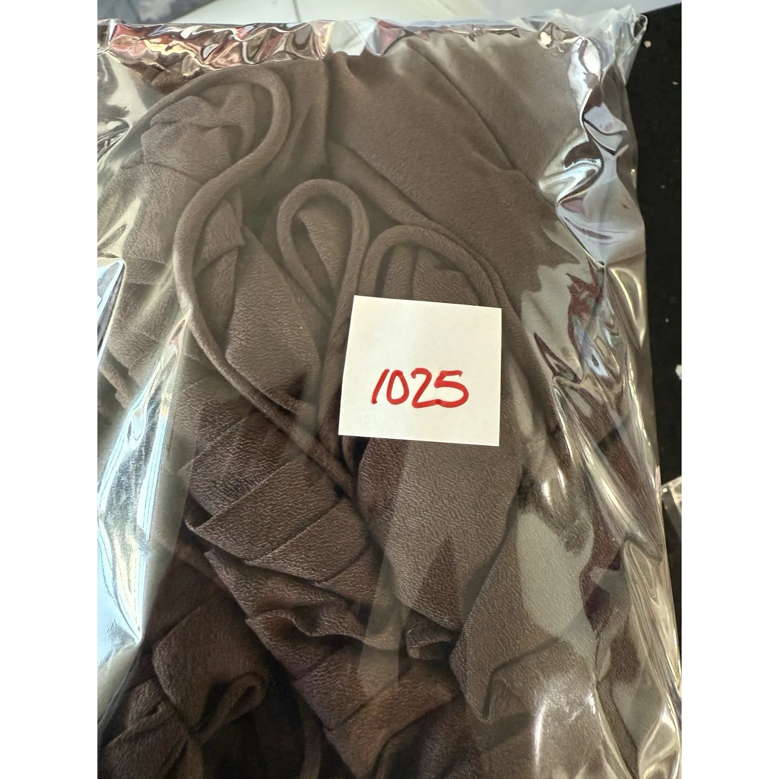 ASOS Design Tall Women's mesh corset detail maxi dress Brown Size 8‎ - Image 9