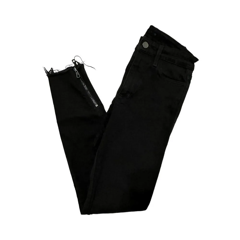 Joe's Jeans Womens Black Flawless The Charlie High Rise Skinny Ankle Jeans Sz 25 - Image 2