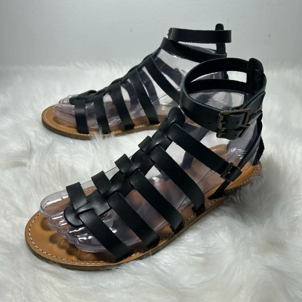 J.Crew  Gladiator Double Strap Sandals Size 6 - Image 4