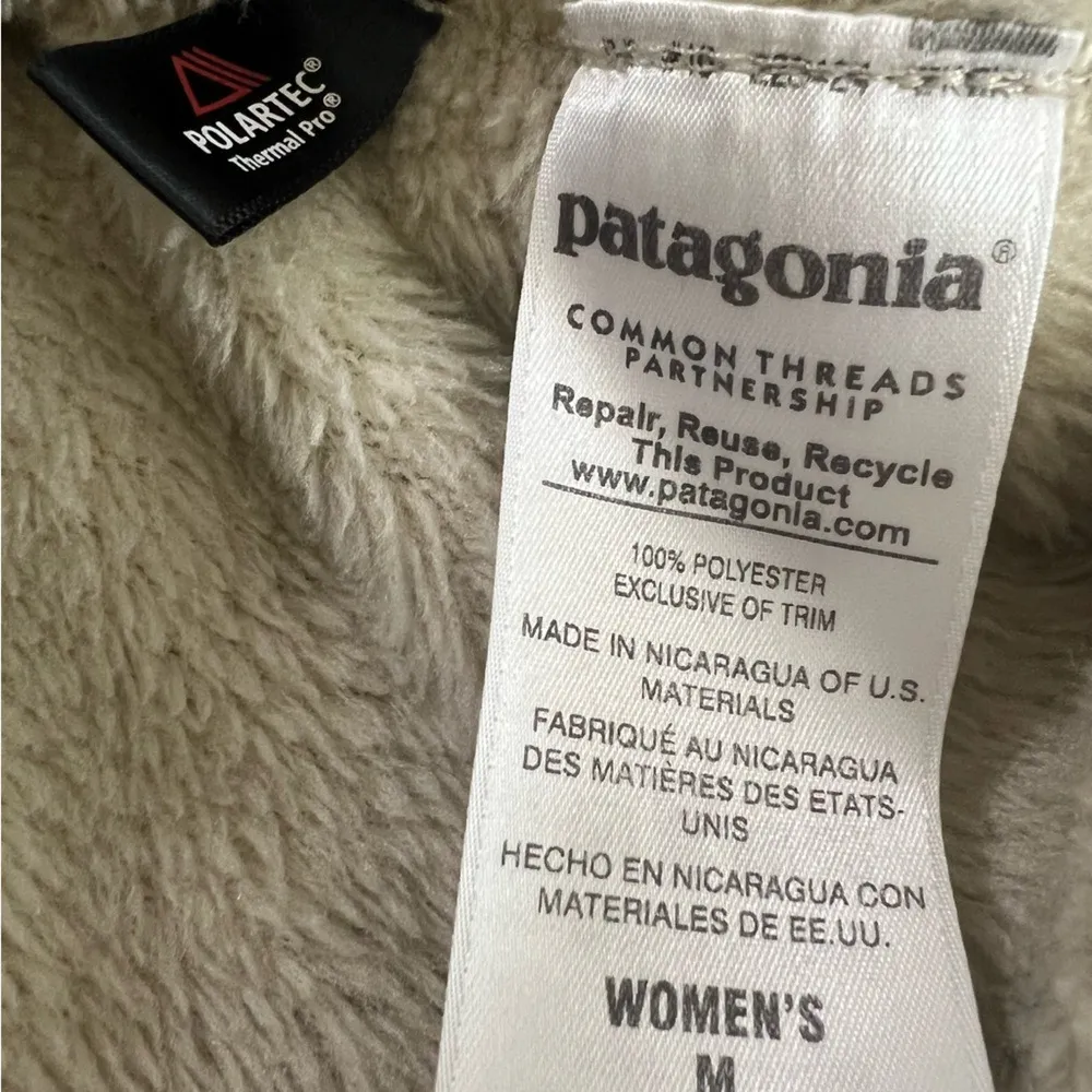 Patagonia Women's Re-Tool Snap-T Fleece Pullover Size Medium EUC Cabincore - Image 5