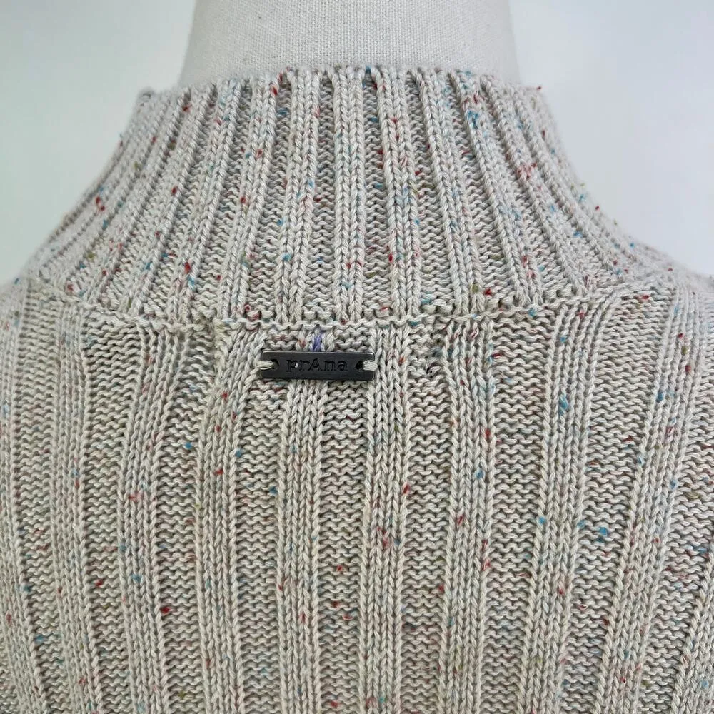 prAna  Sangria Fields Sweater Organic Cotton Knit Pullover Preppy Academia - Image 6