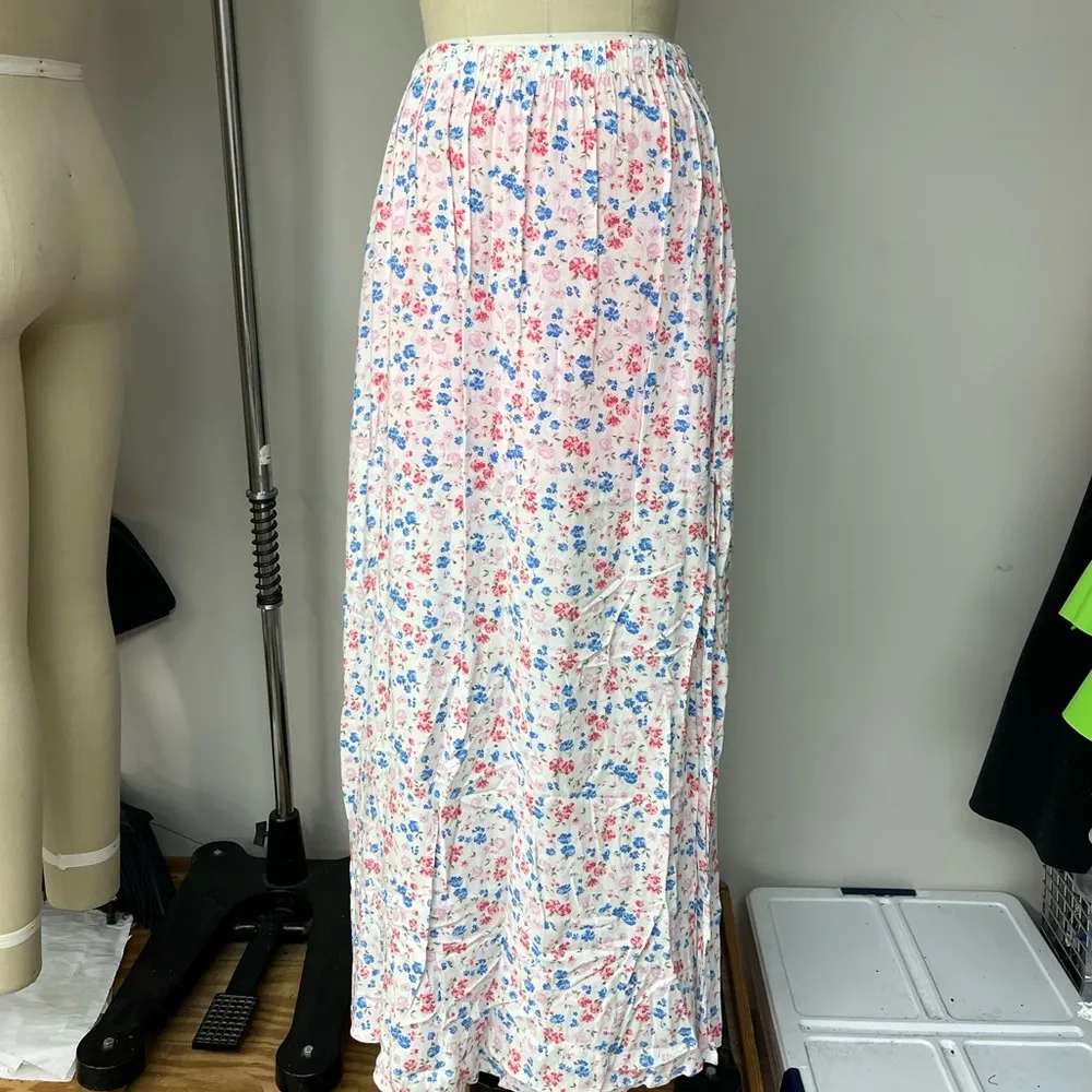 Hollister Co. Floral Maxi Skirt M - Image 6