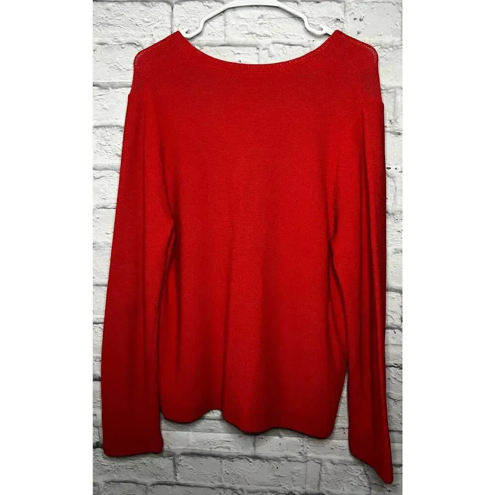 Sigrid Olsen button up cardigan size L. - Image 3