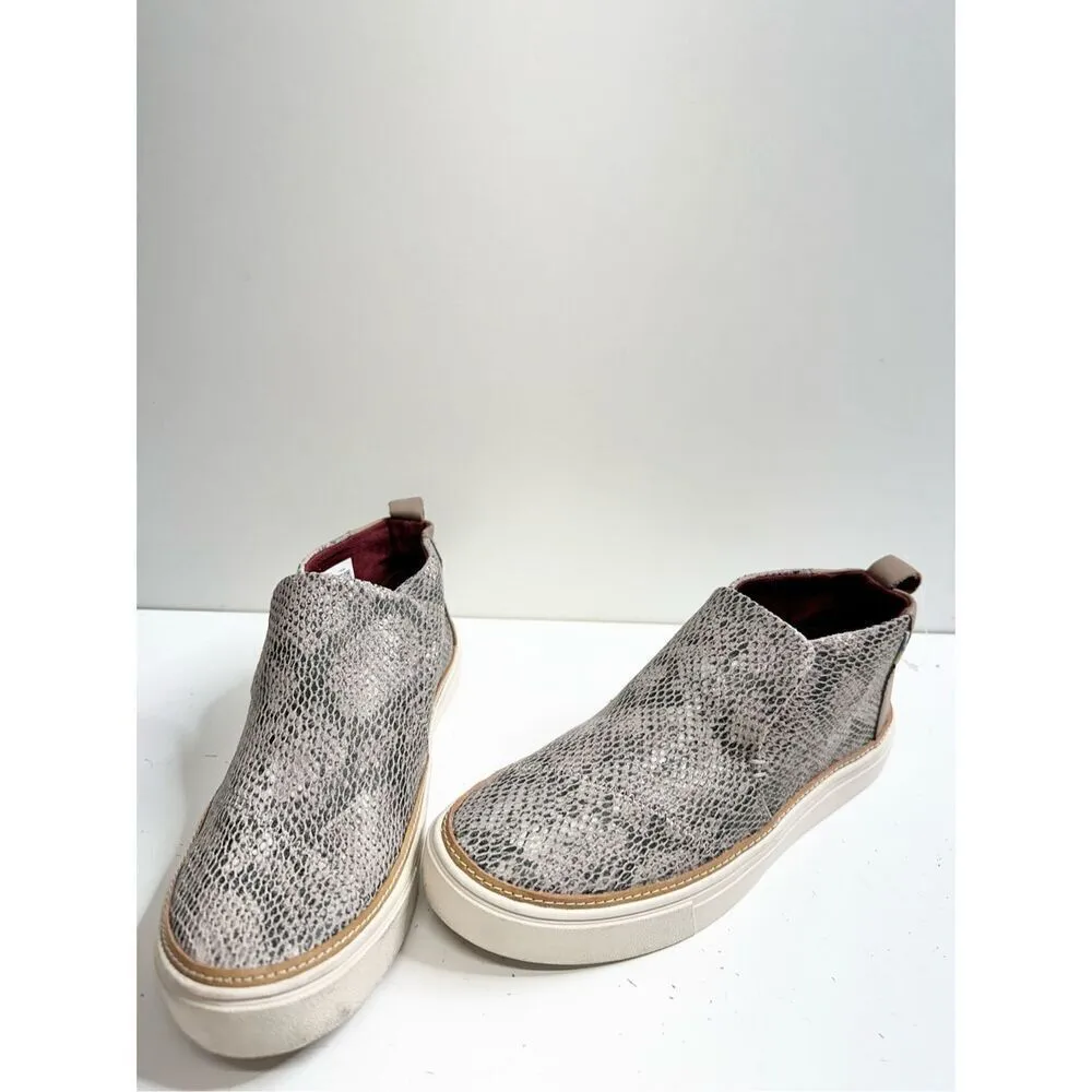 TOMS Paxton Snake Womens Size 5.5 Wide Sneakers Casual Sneaker Shoes - Image 4