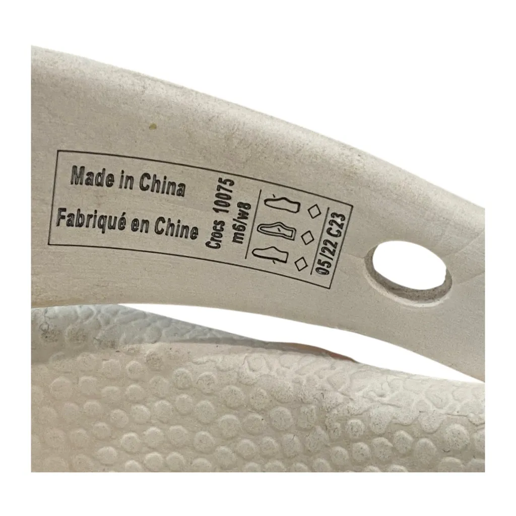 CROCS Bistro Classic White WORK Clogs Size 8 - Image 8