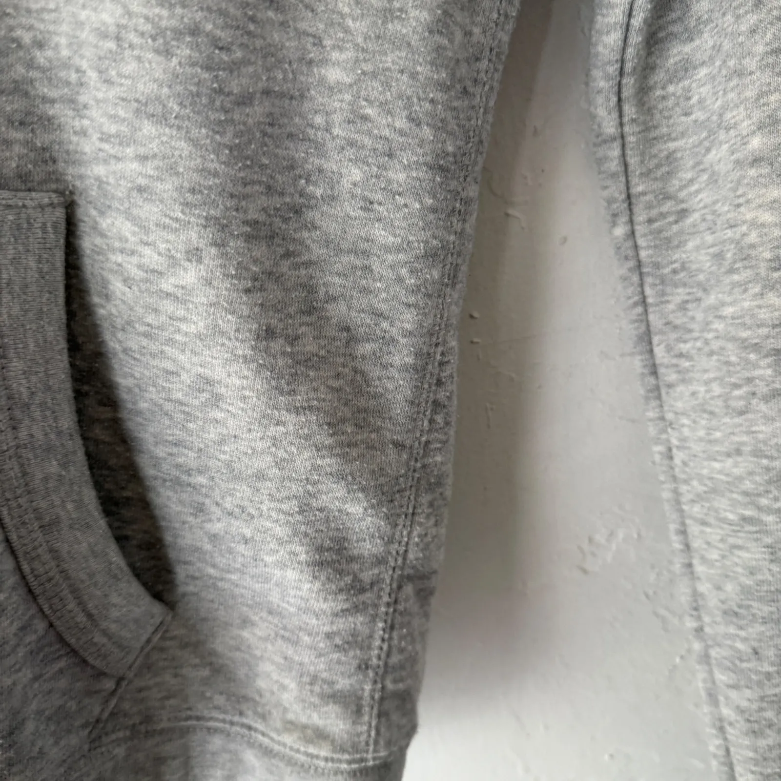 Aeropostale Vintage Y2k Gray Full Zip Hoodie Sweatshirt Embroidered LOGO Size S - Image 3