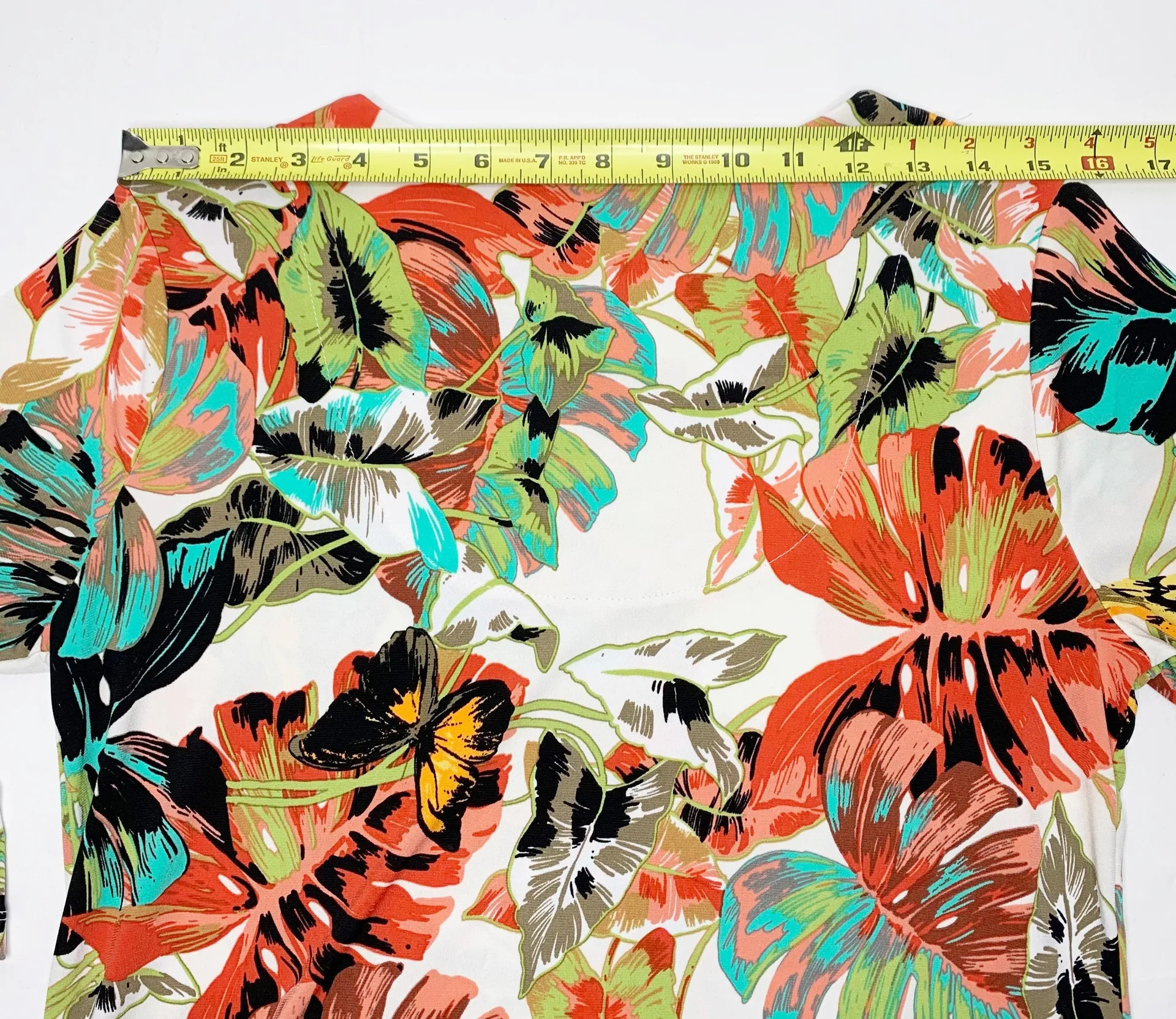 Draper’s & Damon’s Floral Hawaiian Blouse - Image 5