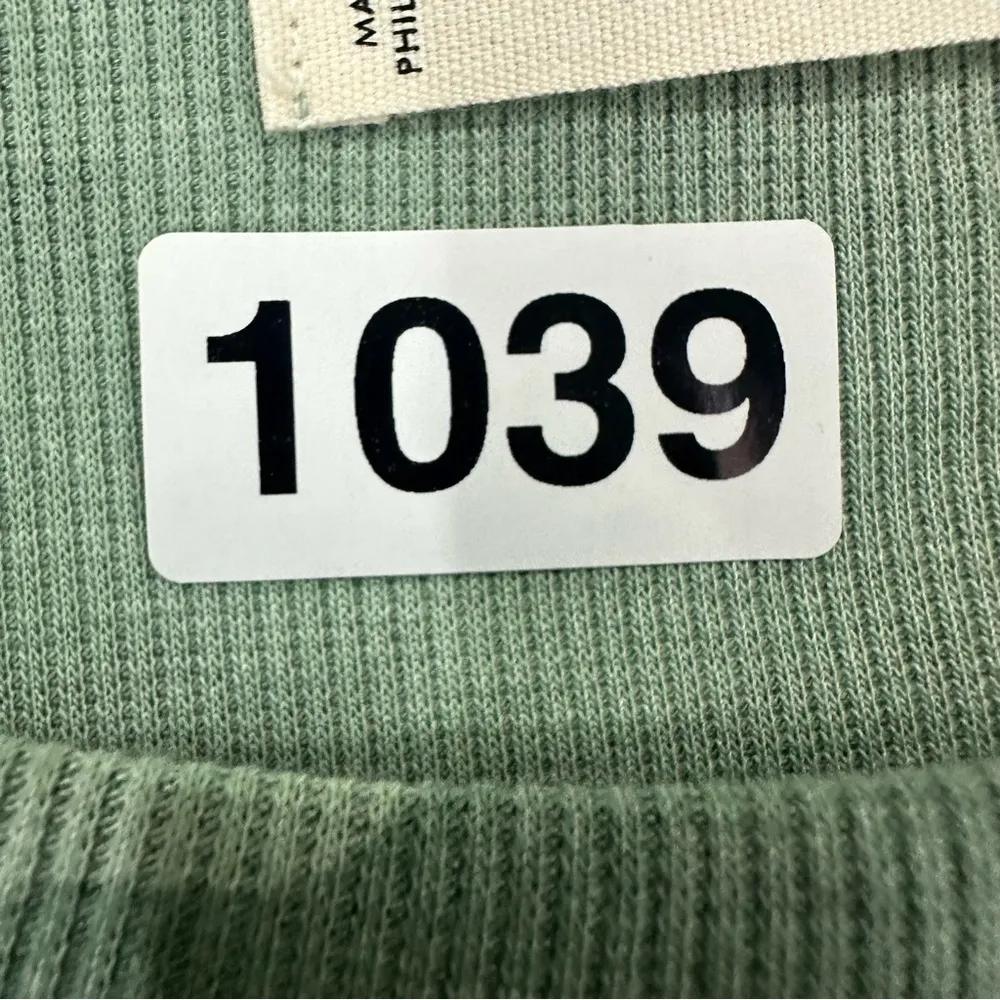 Lucky Brand Long Sleeve Camouflage Cropped T Shirt Women’s Small Green - Image 10