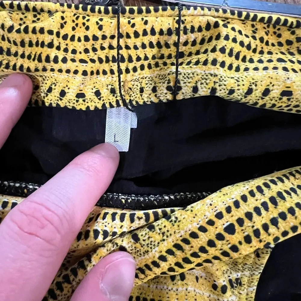 ViX by Paula Hermanny Bia Inka Tube Snake Print Bikini Bottom Size Large - Image 3