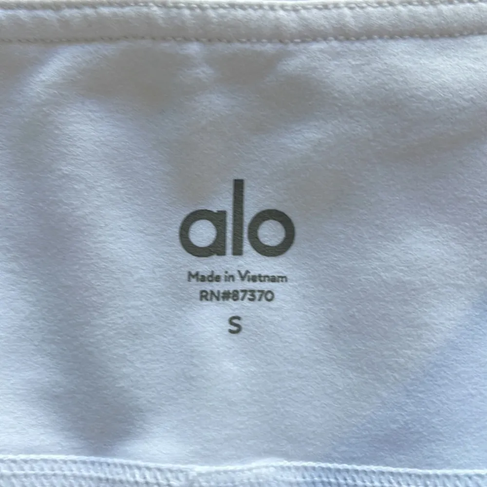 Alo Yoga High-Waist Moto White Leggings Gym Activwear Size Small EUC #1273 - Image 7