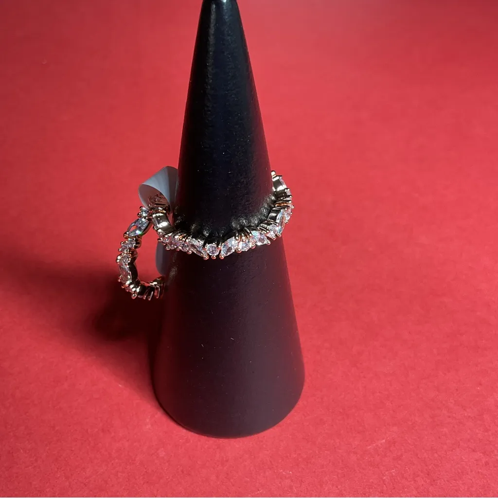 Bomb Party RG51414 “She Loves The Delicate” Cubic Zirconia RoseGold Sz7 Ring NWT Gold - Image 3