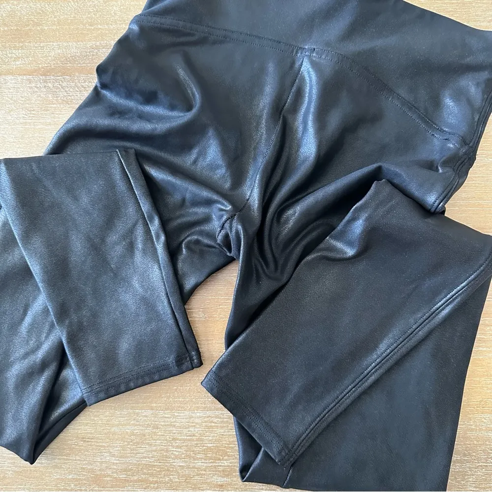 Spanx Faux Leather Leggings Small - Image 11