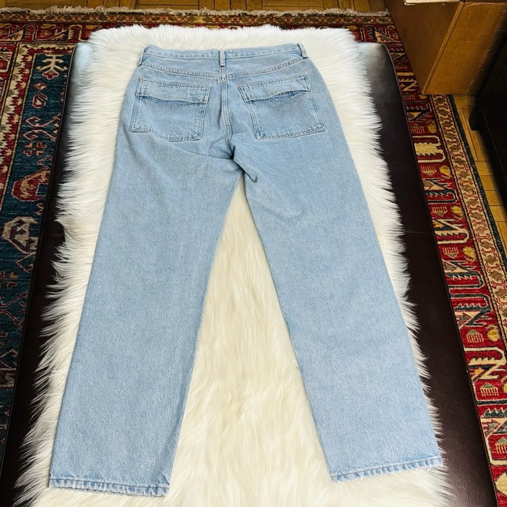 Agolde Light Blue Cooper Cargo Jeans - Image 8