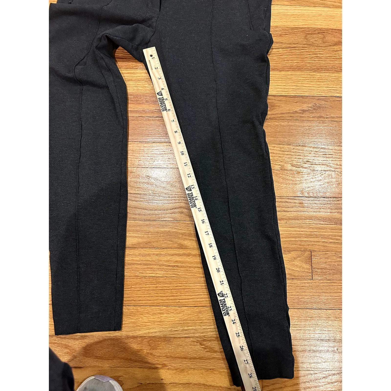 Loft 16 Tall Black Skinny Pant Unique Detail Business Casual Comfy Fit - Image 6