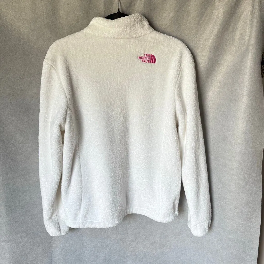 The North Face Osito Full Zip Womens Jacket Breast Cancer Awareness Size M White - Image 3