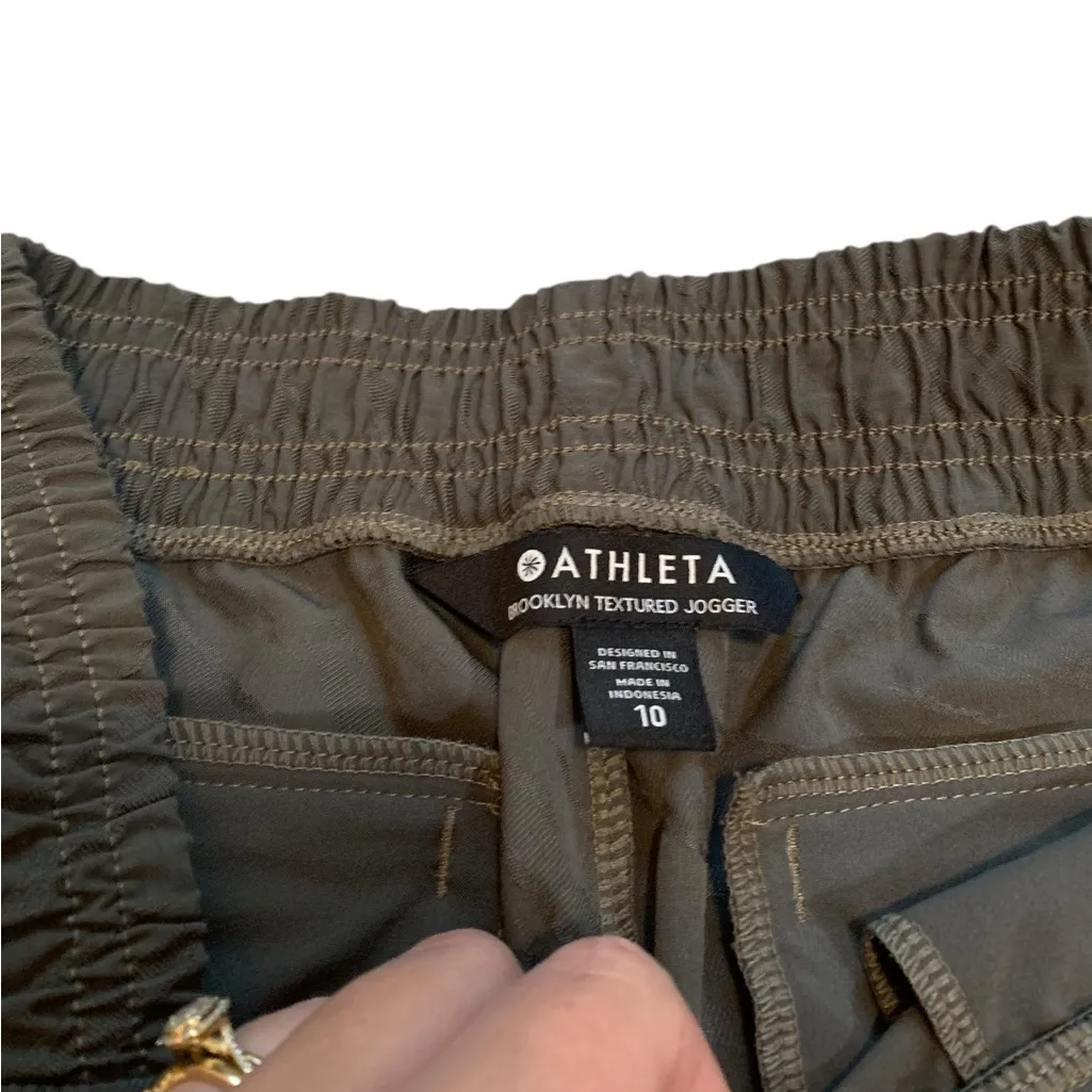 Athleta  Brooklyn Textured Joggers size 10 - Image 4