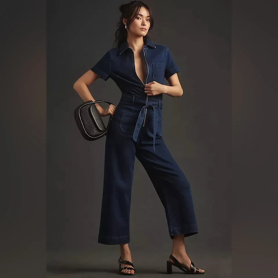 Anthropologie NEW Maeve The Colette Weekend Denim Jumpsuit - Image 11