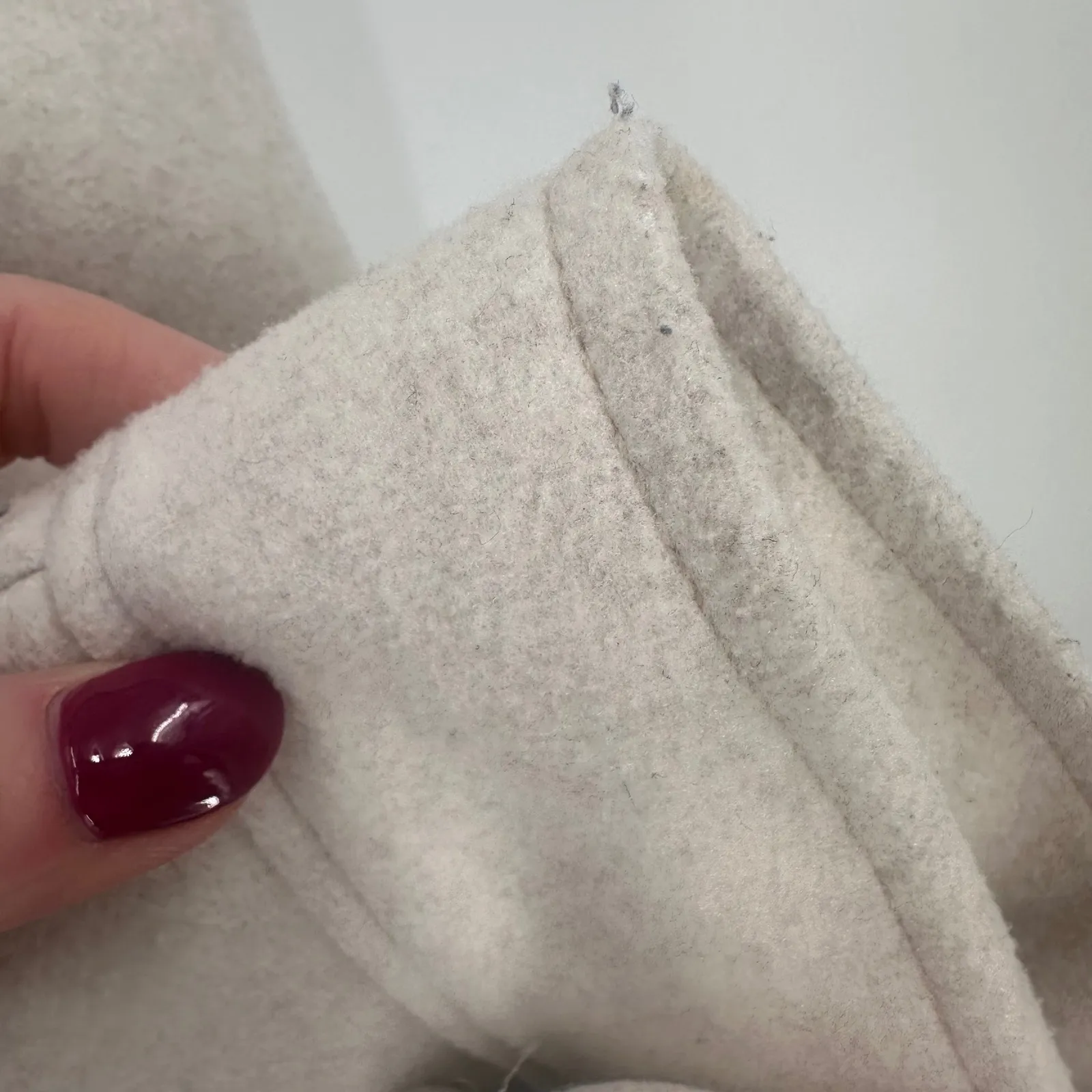 OLD NAVY Women's Wool Shacket Oatmeal Heather shirt jacket oversized Size 3X - Image 10