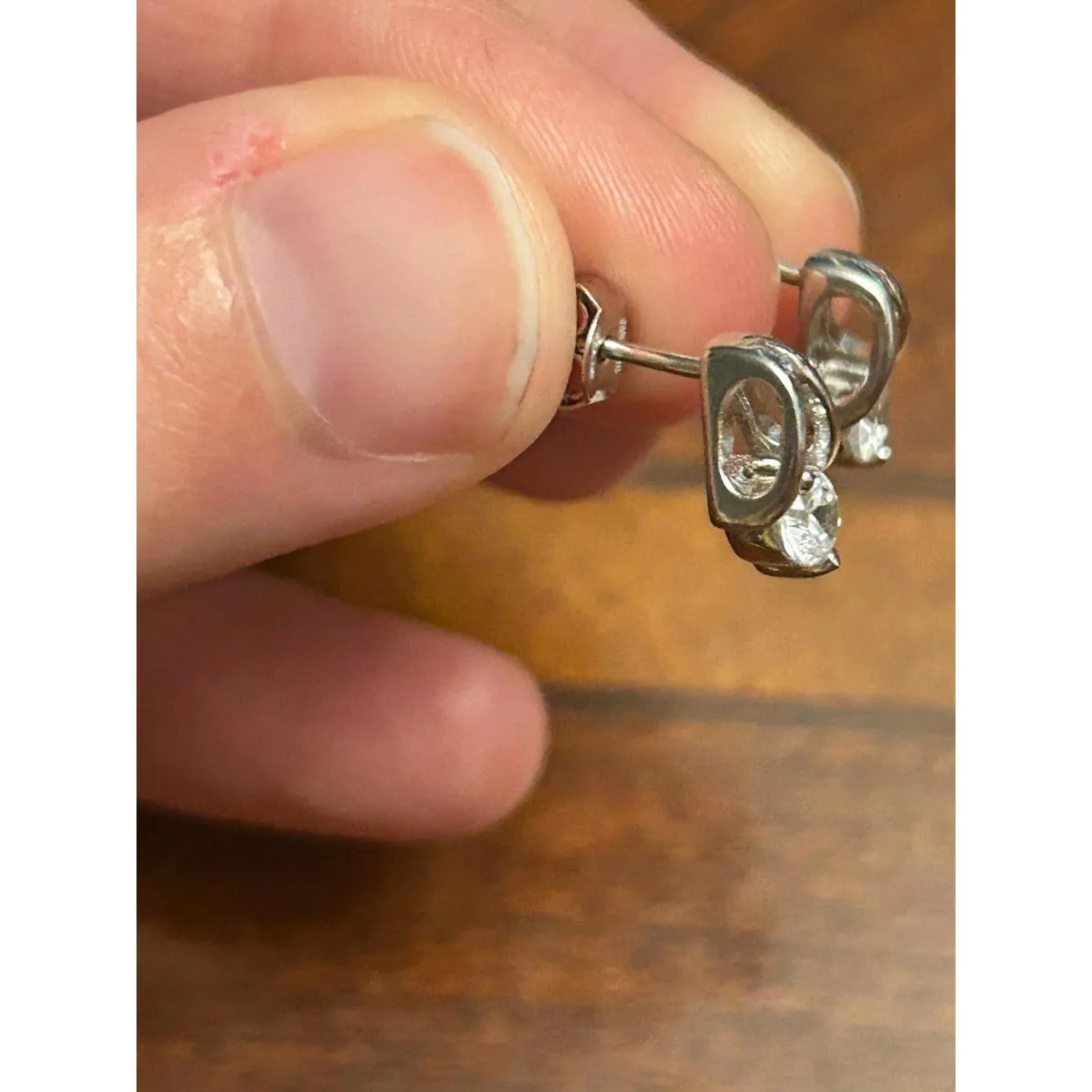 925 sterling silver earrings stuff g35 2.02g - Image 4