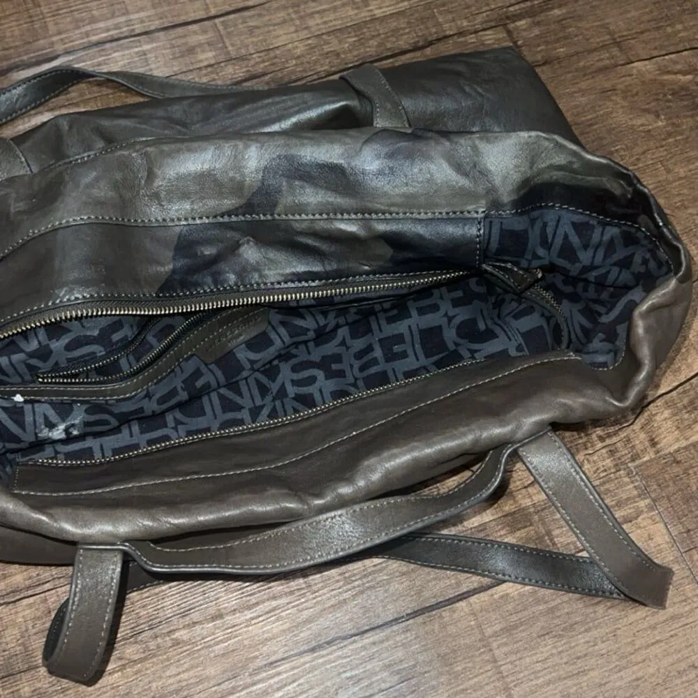 Liebeskind Berlin leather puffy cloud tote bag Brown - Image 5