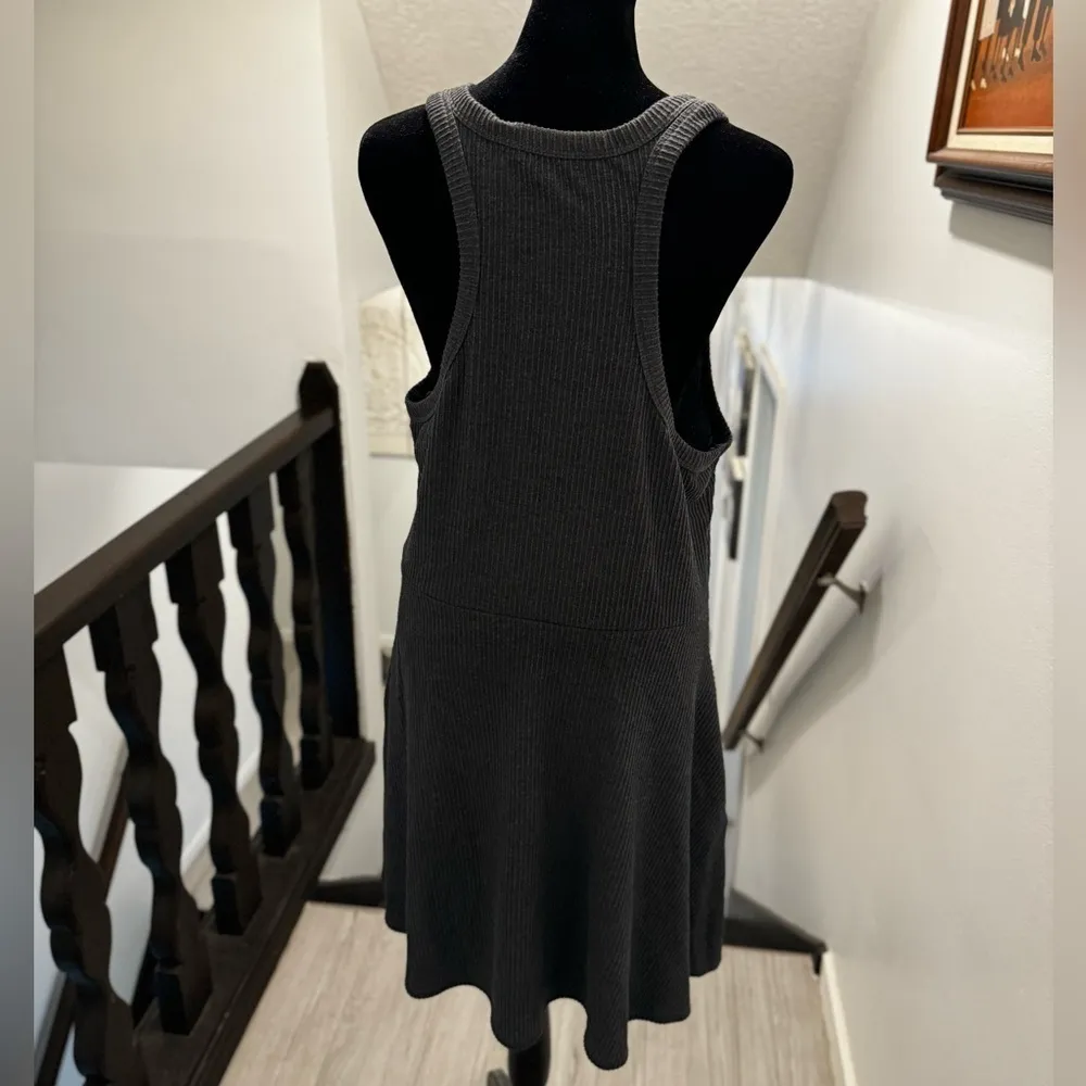 Ribbed Tank Dress with Pockets - Image 7