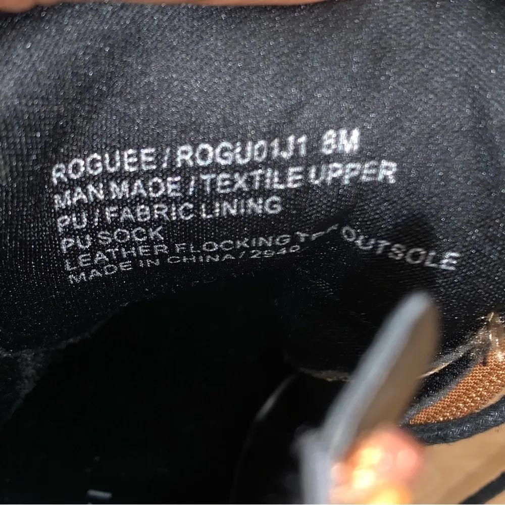 Steve Madden Madden Girl Ankle Black/Tan/Brown Patchwork Boots Women’s Size 8 - Image 5