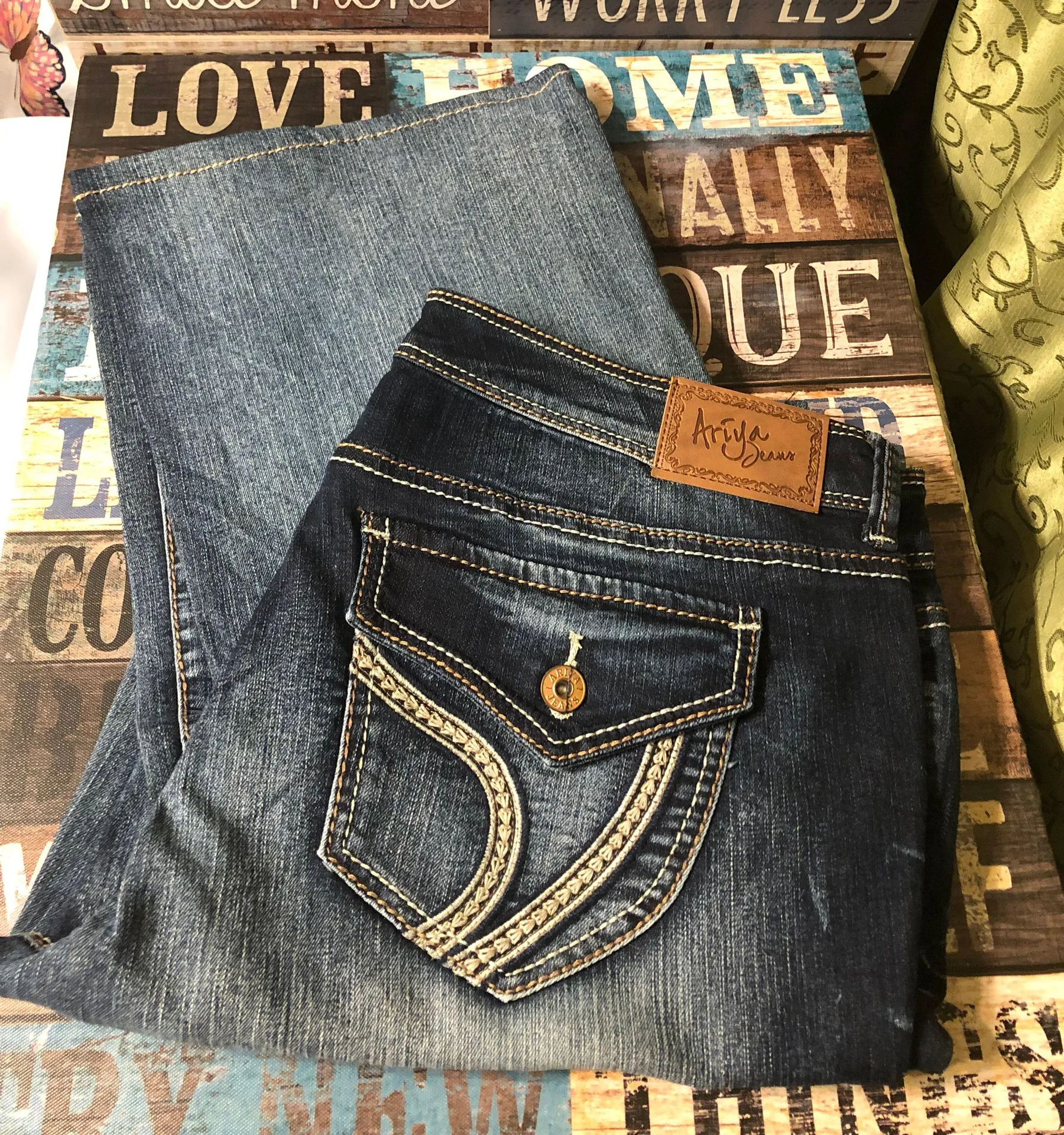 Western Cowgirl “  “ Bootcut Chic Jeans - Image 2