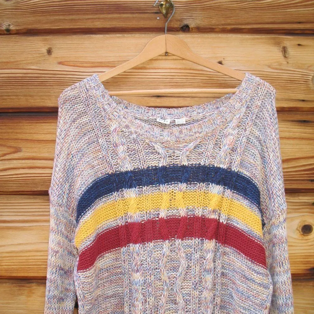 Vintage Roxy Gray Pullover Sweater - Image 3