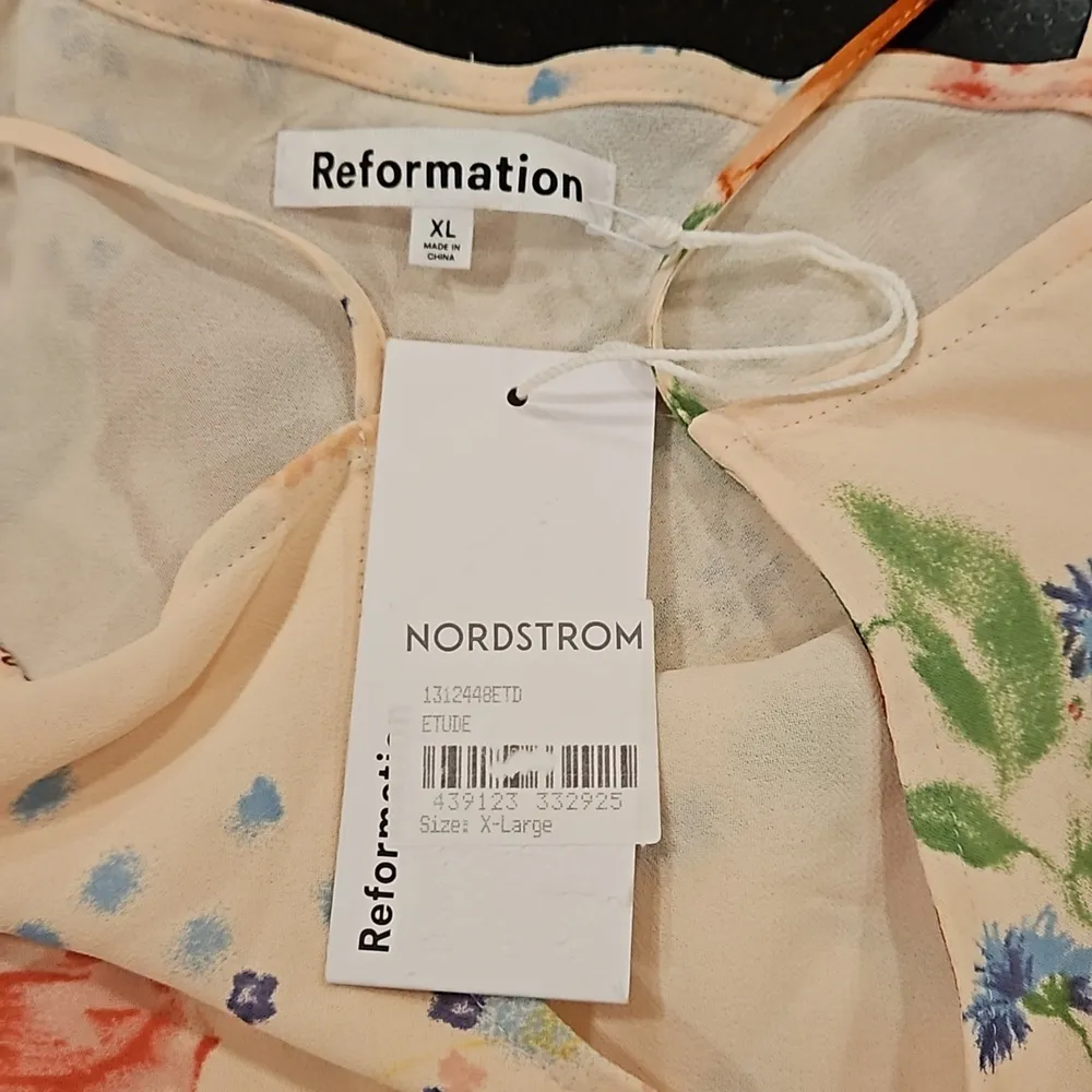 💕REFORMATION💕 Emerick Floral Slio Dress ~ Etude Floral Print XL NWT - Image 15